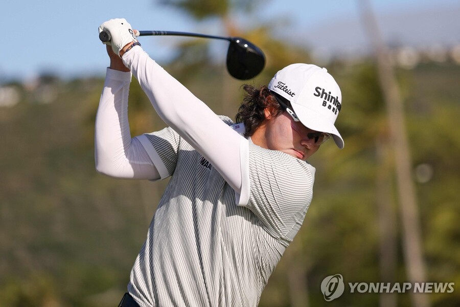 ▲ PGA 투어에 복귀한 김성현이 시즌 개막전 2라운드에서 선두권 경쟁을 이어갔다.ⓒ연합뉴스 제공