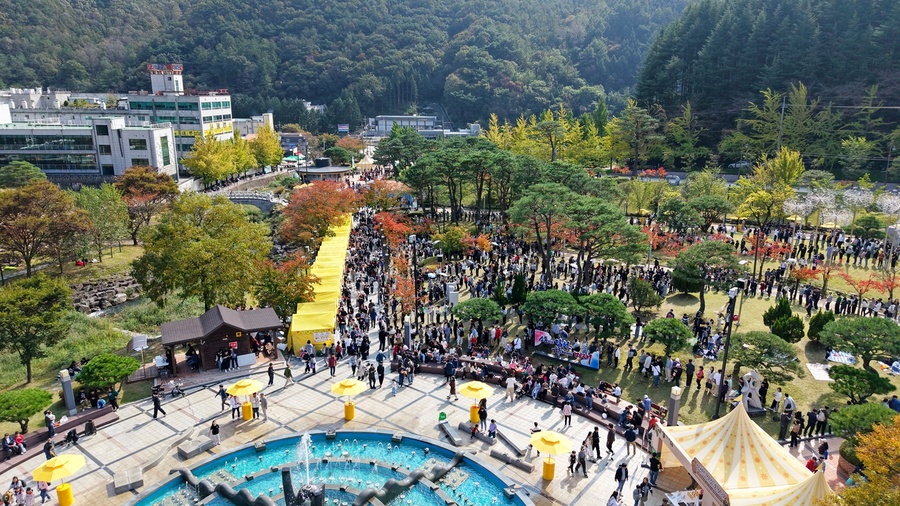▲ 김천 김밥축제 역시 지역 특색을 입힌 ‘이색 김밥’으로 승부수를 던졌다. 전국 각지의 개성 넘치는 김밥 콘텐츠를 한데 모아 세대를 불문한 공감대를 형성했다는 호평을 받았다.ⓒ경북도