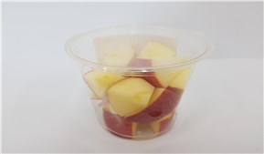 ▲ 컵과일(사과). ⓒ춘천시