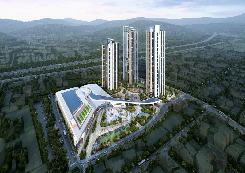 ▲ 오룡지구 민관협력형 도시재생리츠사업 조감도.ⓒ천안시