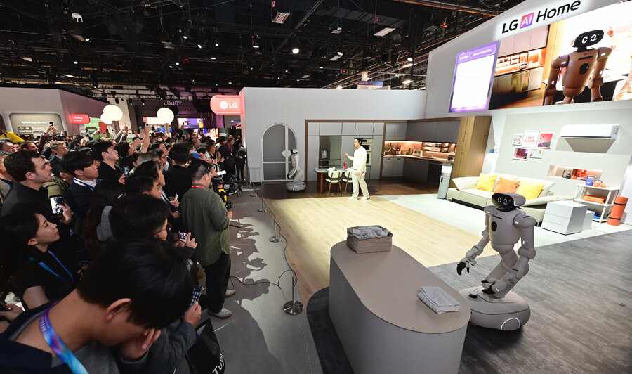▲ LG전자 CES 2026 전시장ⓒLG