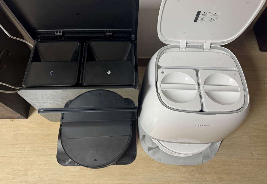 ▲ 정수통, 오수통 및 먼지통 배치 등에서도 차이가 있다. ⓒ김재홍 기자