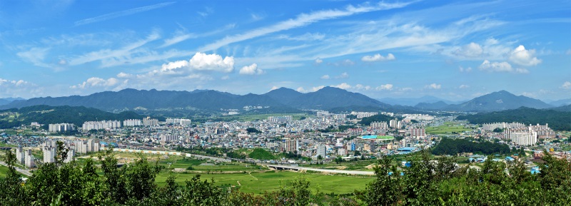 ▲ 제천시 전경.