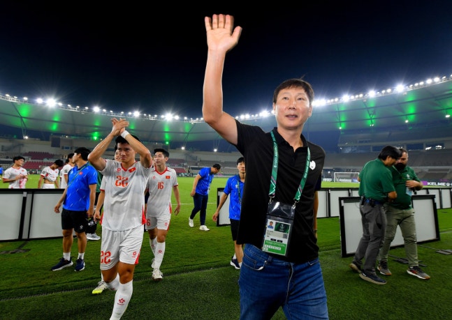 ▲ 김상식 U-23 베트남 감독이 중국을 넘어 한국과 결승에서 만나기를 기대했다.ⓒAFC 제공