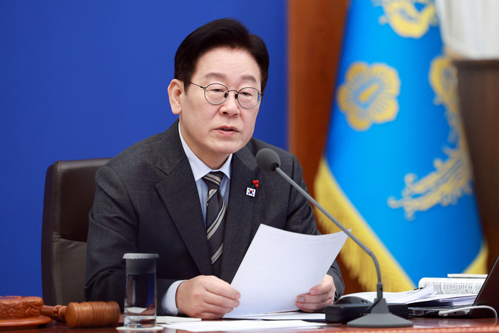 ▲ 이재명 대통령이 20일 청와대에서 열린 국무회의에서 발언하고 있다. ⓒ연합뉴스