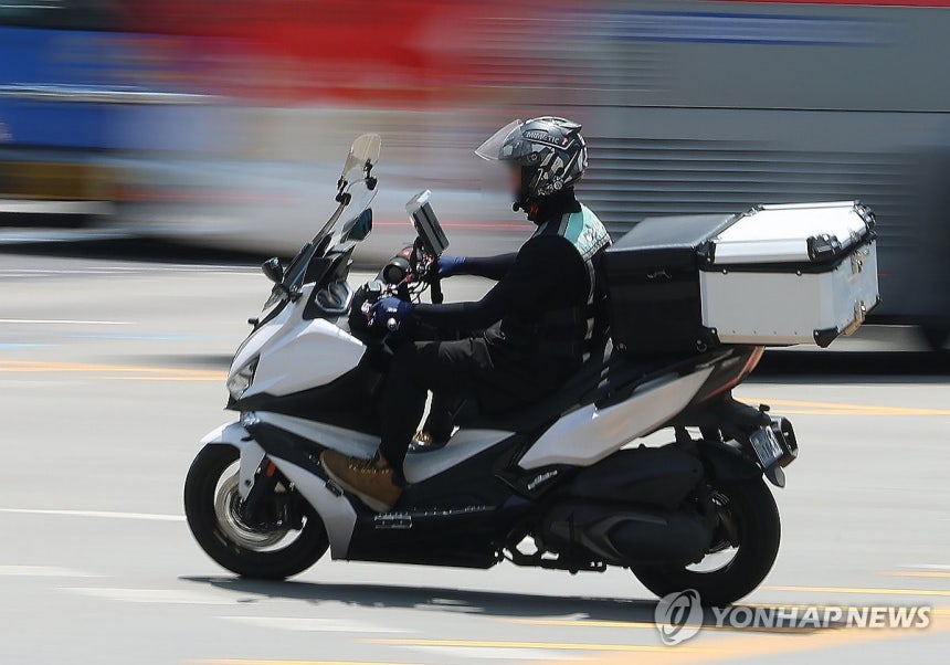 ▲ 배달라이더 ⓒ연합뉴스