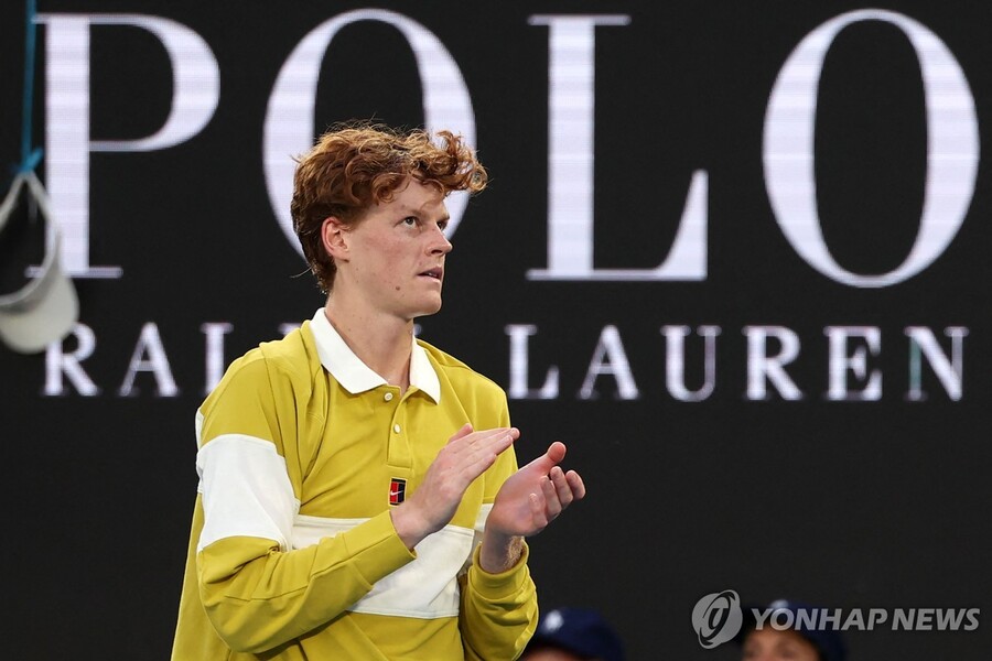 ▲ 신네르가 호주오픈 1회전을 통과하며 3연패를 향한 항해를 시작했다.ⓒ연합뉴스 제공