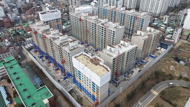 ▲ 서울의 한 리모델링 공사현장. ⓒ리모델링주택조합협의회