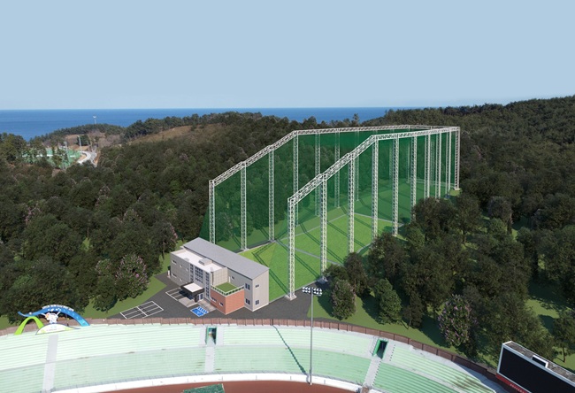 ▲ 골프연습장 조감도. ⓒ삼척시