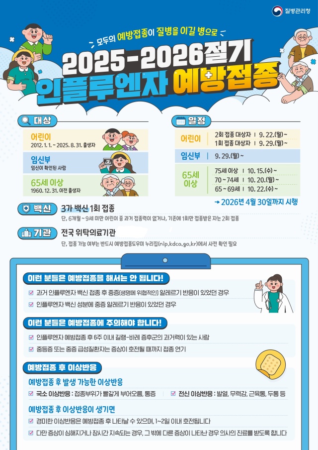 평택시, B형 인플루엔자 증가에 예방수칙 준수 당부