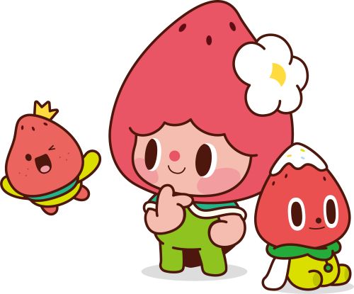 ▲ 논산딸기축제 대표 캐릭터.ⓒ논산시ⓒ