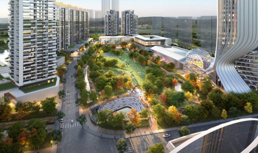 ▲ 인천 청라국제도시에서 추진되는 문화·관광 복합단지 '청라 아이콘(I-CON) 시티' 개발 사업 조감도 ⓒ인천경제청 제공