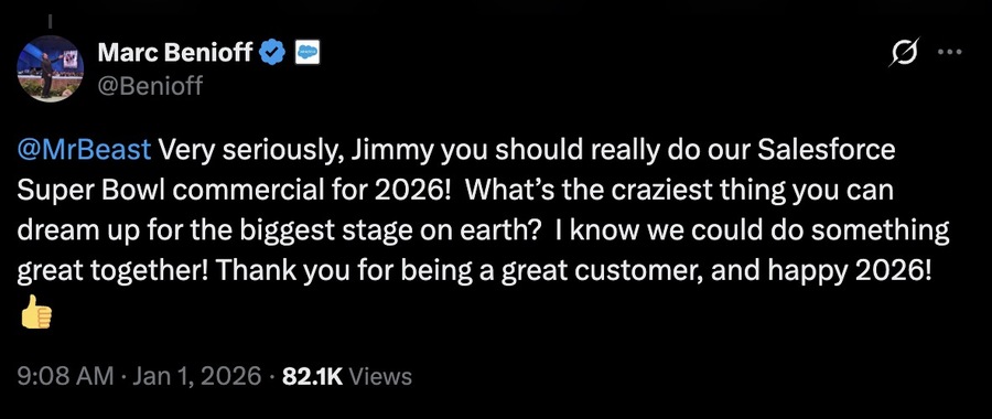 ▲ ©마크 베니오프 세일즈포스 CEO X 계정 캡처