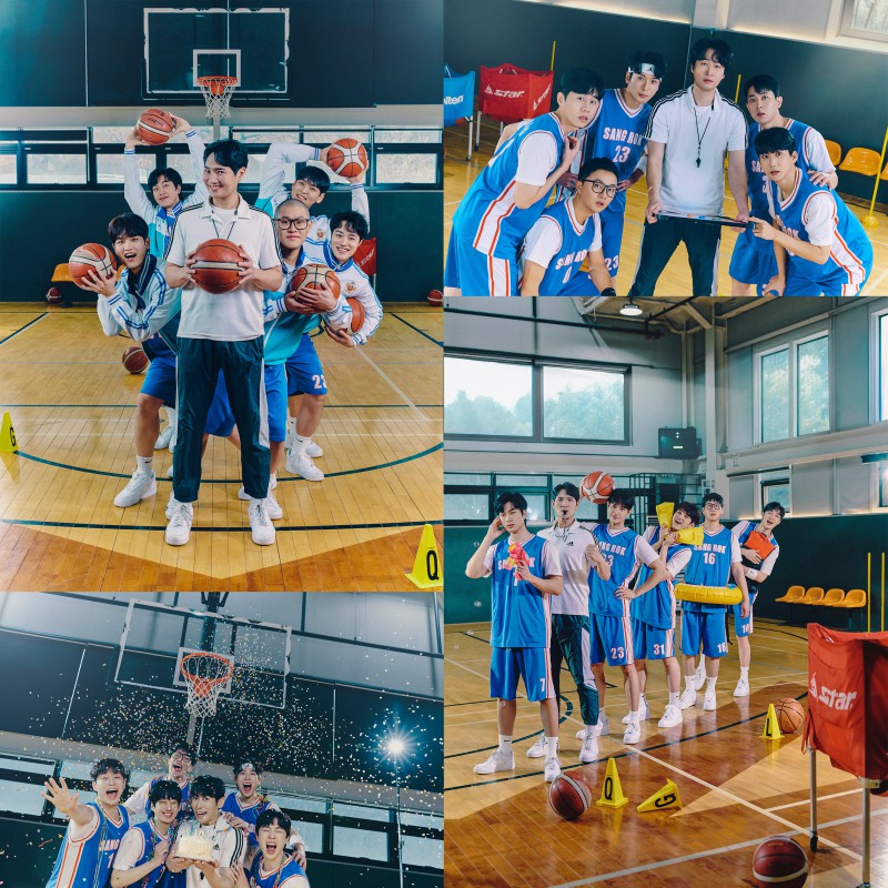 ▲ 뮤지컬 '전설의 리틀 농구단' 단체사진.ⓒ아이엠컬처