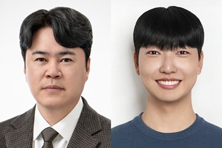 ▲ 삼육대 인공지능융합학부 인공지능반도체공정연구실 양민규 교수(교신저자, 왼쪽)와 서현규 연구원(제1저자, 현 서울대 박사과정).ⓒ삼육대