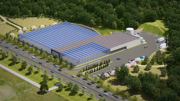 ▲ ‘알천터 스마트팜’조감도.ⓒ영동군