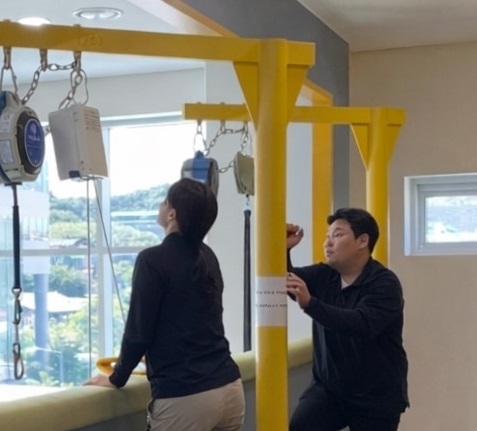 ▲ 안전시설 점검 모습.ⓒ세종안전체험교육원