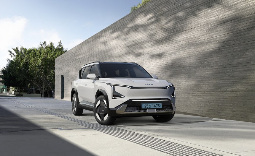 ▲ 더 기아 EV5 스탠다드 모델 외장. ⓒ기아