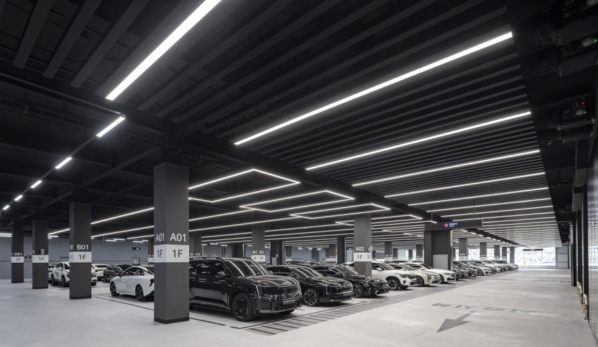 ▲ 기아 인증중고차 센터 평택 직영점 적치장 내부. ⓒ기아