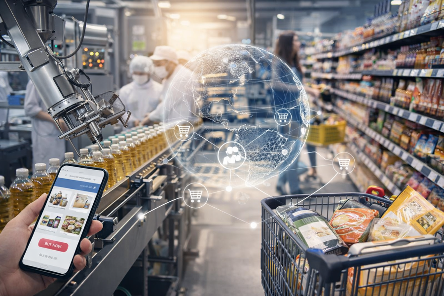 ▲ 제조와 유통의 만남ⓒChatGPT 생성