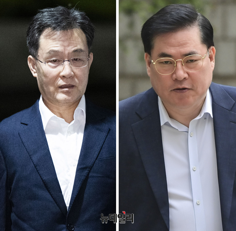 ▲ 화천대유 대주주 김만배씨(왼쪽)와 유동규 전 성남도시개발공사 본부장(오른쪽). ⓒ뉴데일리DB