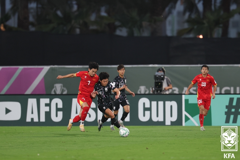 ▲ 이민성 감독이 이끄는 U-23 대표팀이 아시안컵 3~4위전서 베트남에 졌다.ⓒ대한축구협회 제공