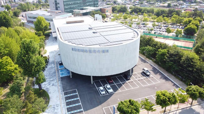 ▲ 춘천 반다비국민체육센터 전경. ⓒ춘천도시공사