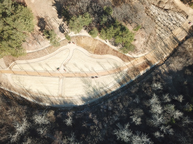 ▲ 자생식물원 생태탐방로 모습. ⓒ속초시