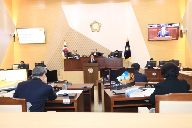 ▲ 삼척시의회가 26일 제269회 삼척시의회(임시회) 제3차 본회의를 개의했다. ⓒ삼척시의회