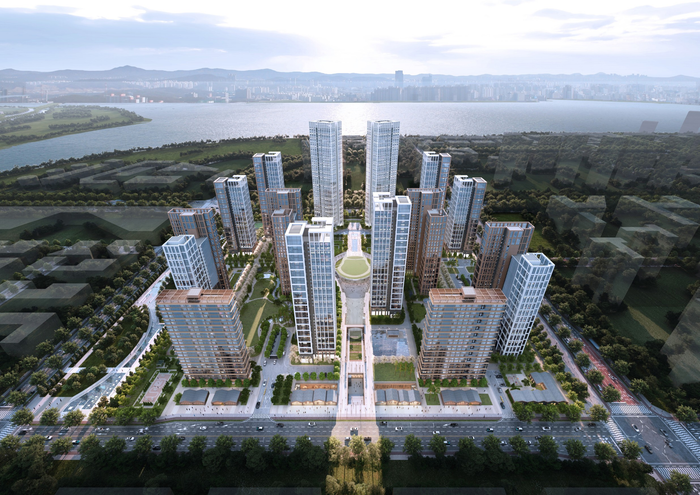 ▲ 송도 11공구에 들어설 글로벌타운 3차 사업 조감도 ⓒ인천글로벌시티 제공