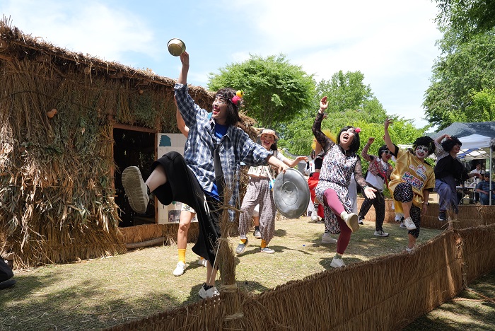 ▲ 음성품바축제 프로그램중 하나인 품바하우스 공연 장면.