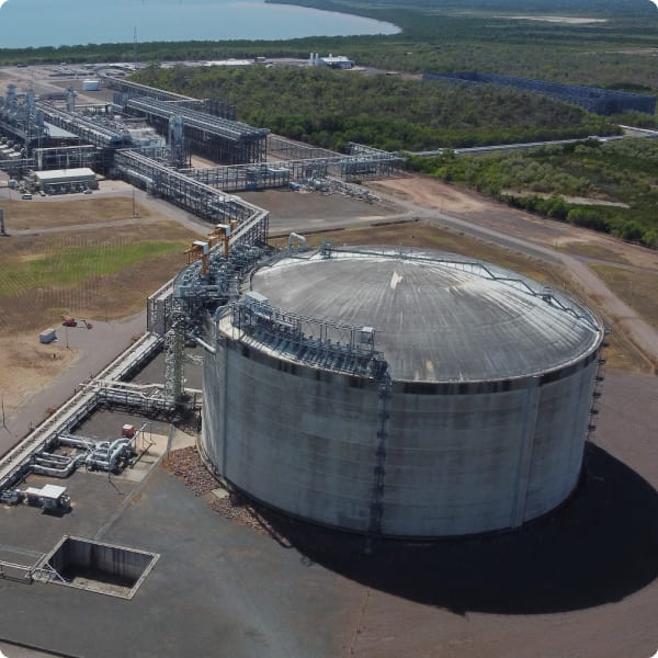 ▲ 다윈 LNG터미널 전경.ⓒSK이노베이션