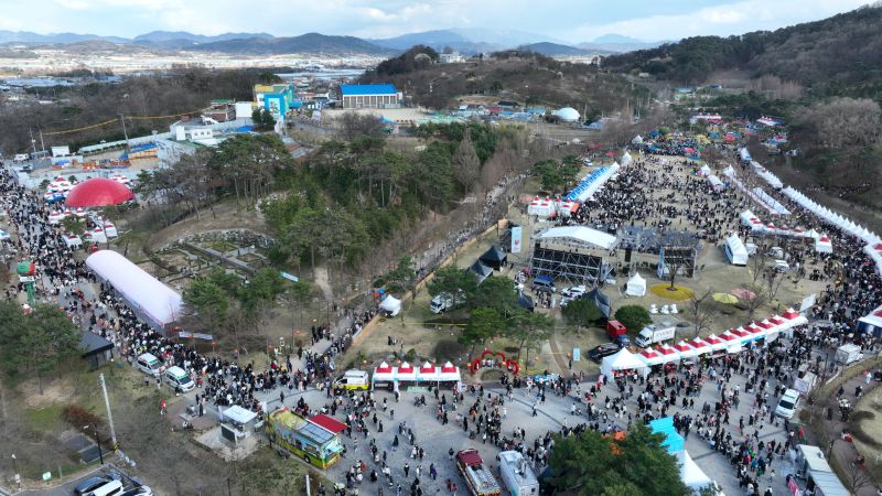 ▲ 지난해 논산딸기축제 모습.ⓒ논산시