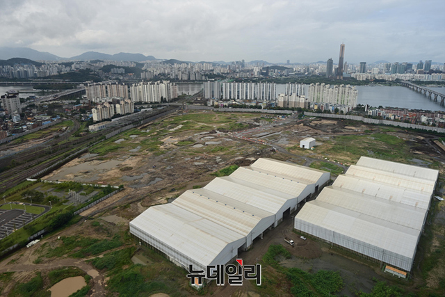 ▲ 용산국제업무지구 현장. ⓒ뉴데일리DB