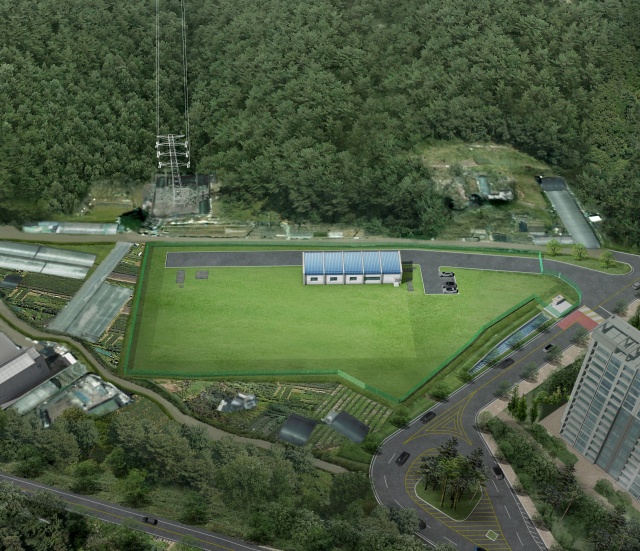 ▲ 하안동에 설치되는 하수저류시설 조감도. ⓒ광명시 제공