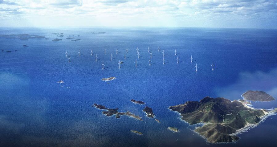 ▲ 신안우이 해상풍력 조감도 ⓒ금융위