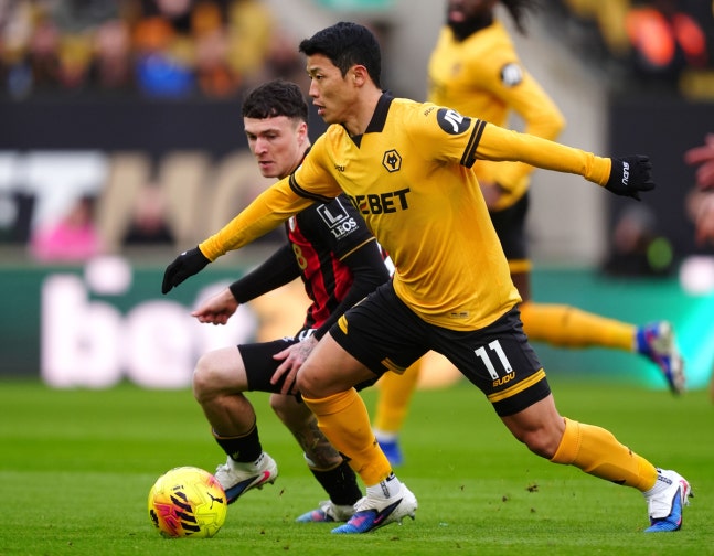 ▲ 황희찬이 선발 출전한 울버햄튼은 본머스에 패배하며 2연패에 빠졌다.ⓒ연합뉴스 제공