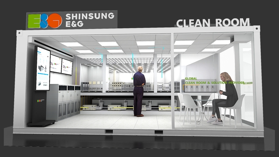 ▲ 신성이엔지, 세미콘 코리아 2026 부스 전경ⓒ신성이엔지