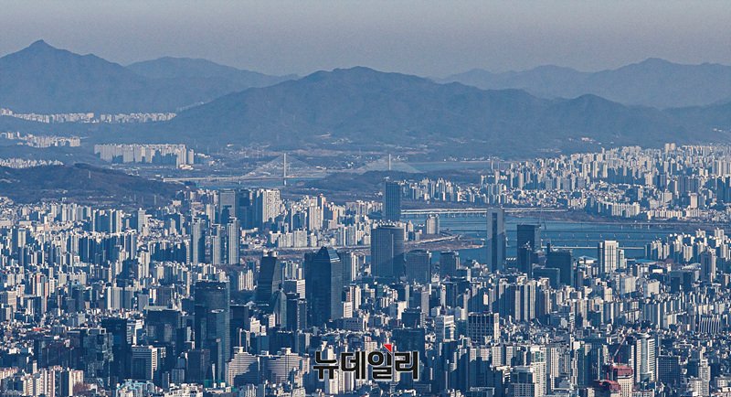 ▲ 서울시내 전경. ⓒ뉴데일리DB