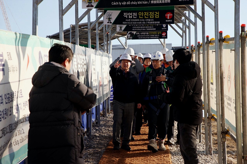 ▲ 남양주시는 3일 왕숙지구 공사현장에서‘안전도시 남양주 비전선포식’을 갖고, 재난 제로를 선포했다 ⓒ남양주시 제공
