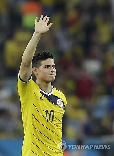 ▲ 콜롬비아 출신 세계적 공격수 로드리게스가 MLS 미네소타로 이적할 가능성이 제기됐다.ⓒ연합뉴스 제공