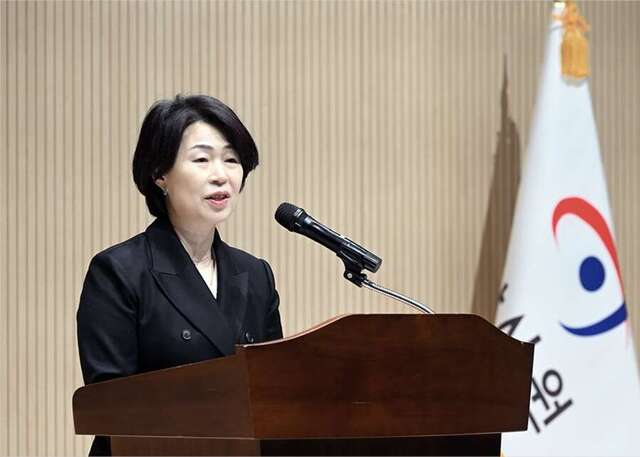 ▲ 임선숙 감사원 감사위원이 지난 3일 서울 종로구 감사원에서 취임식을 하고 있다. ⓒ감사원