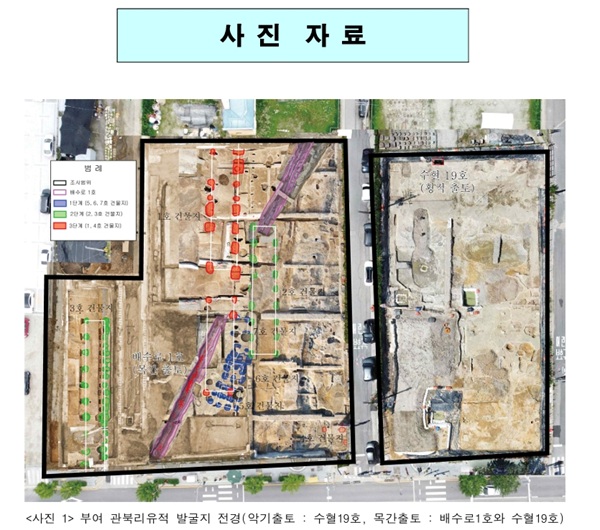 ▲ 부여 관북리 유적지.ⓒ국가유산청