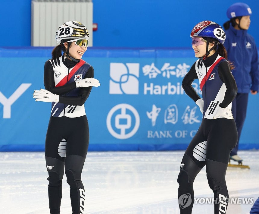 ▲ 한국 쇼트트랙의 최민정과 김길리가 금메달을 정조준하고 있다.ⓒ연합뉴스 제공
