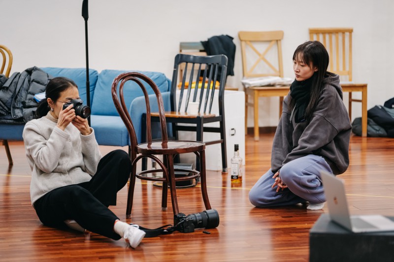 ▲ 연극 '멸종위기종' 연습실 현장.ⓒ프로젝트집단 세사람