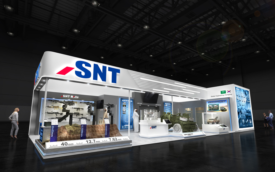 ▲ SNT다이내믹스와 SNT모티브가 사우디아라비아 국제방산 전시회에 참가했다. ⓒSNT그룹