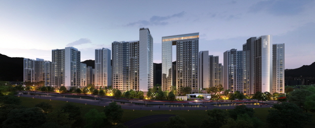 ▲ 창원 회원2구역 재개발 투시도. ⓒ한신공영