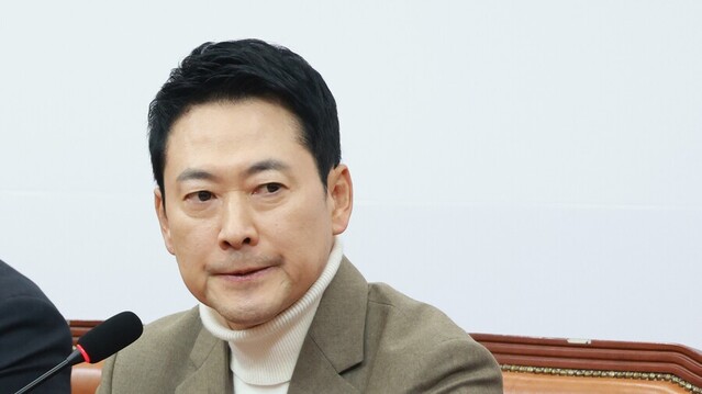 ▲ 장동혁 국민의힘 대표가 5일 서울 여의도 국회에서 현안 기자간담회를 하고 있다. ⓒ뉴시스