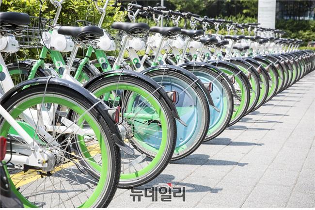 ▲ 서울시 공유자전거 따릉이 ⓒ뉴데일리DB