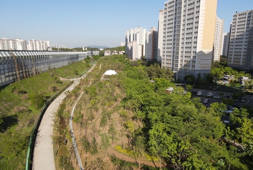 ▲ 인천 도심에 조성된 기후대응 도시숲 ⓒ인천시 제공